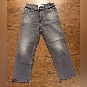 Golden Goose Women's Straight Jeans in Gray